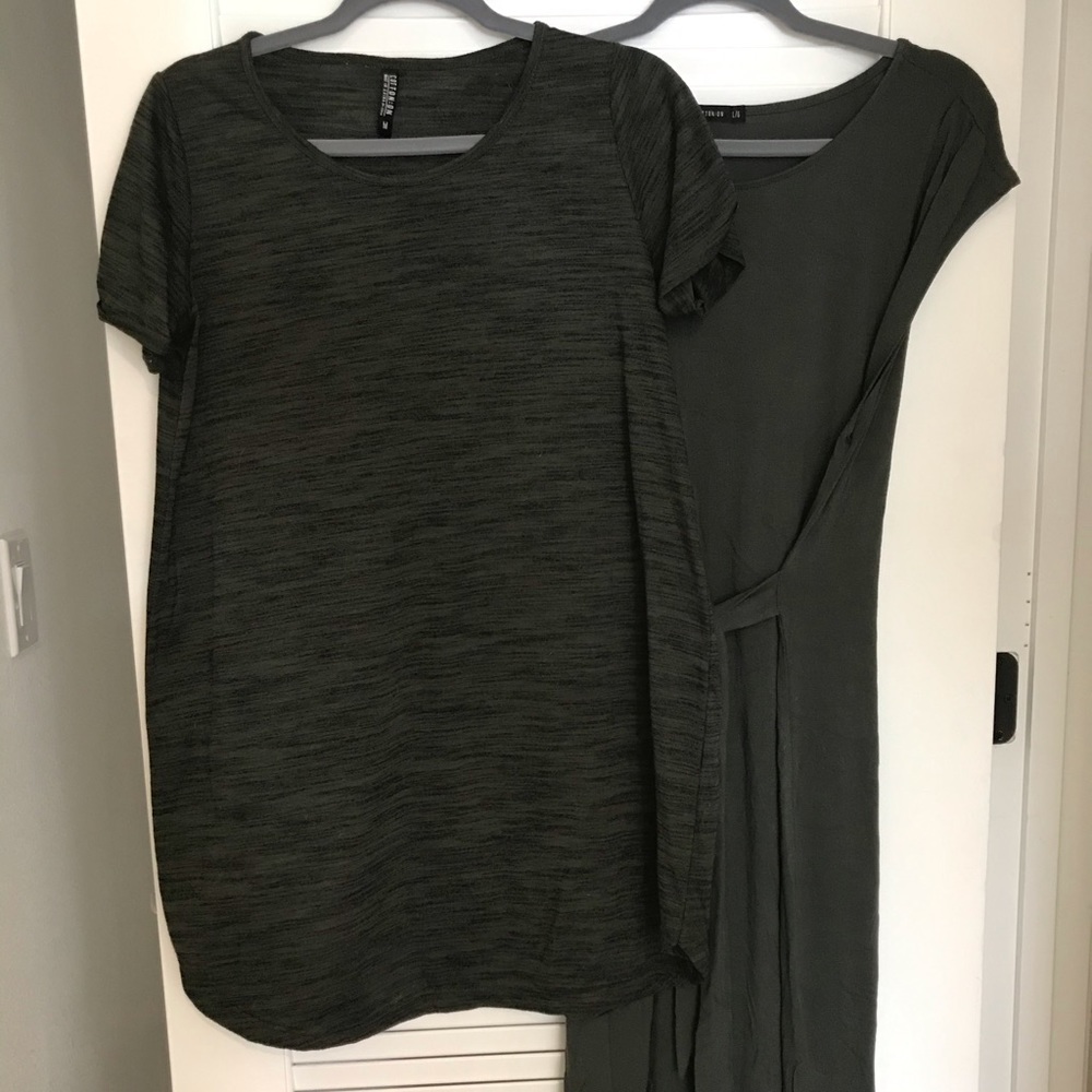 Forest green dress bundle